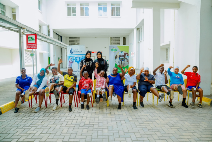 Lalji foundation donating prosthetics limbs at CCBRT