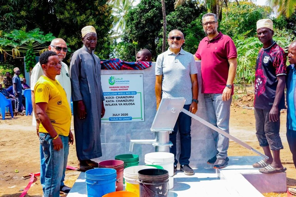 Lalji foundation shallow well project in Chanzuru