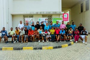 Lalji foundation with prosthetic limbs beneficiaries at CCBRT