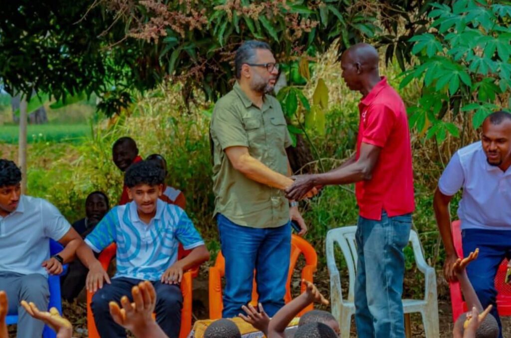 Well Water Kilosa - Founder Imtiaz Lalji with Community Leaders